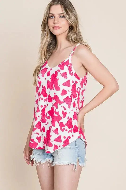 Jackets Trendsi Animal Print Cami Women's Trendy Chic Top Soft, Breathable