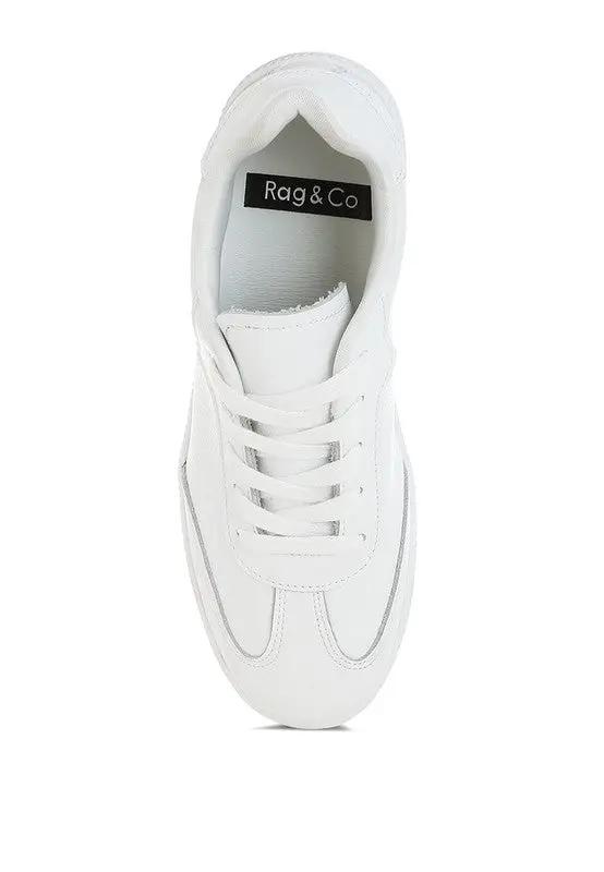 T-Shirts Rag Company Bostonia Real Leather Casual Sneakers - Everyday Comfort Footwear