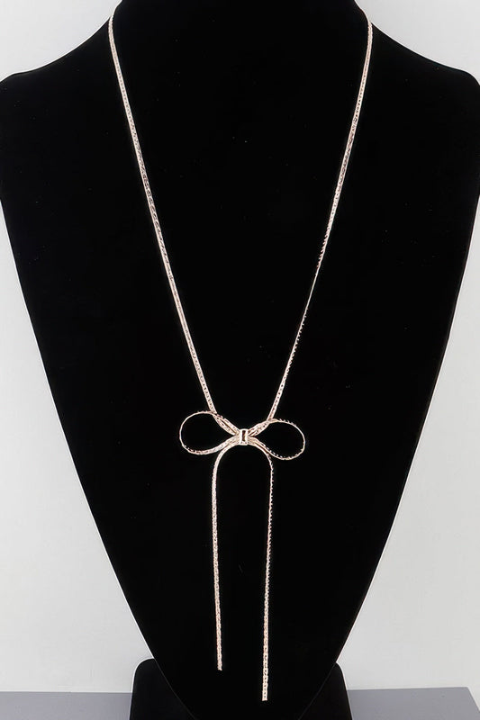 Bow Necklace