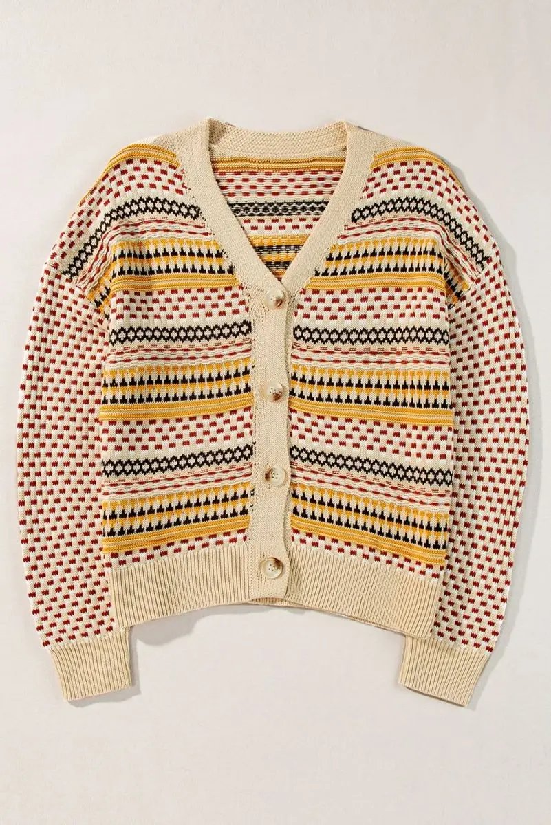 Sweaters Trendsi Buttoned Cardigan Women's Fashion Knitwear Long Sleeve Cardigan - Soft & Stylish