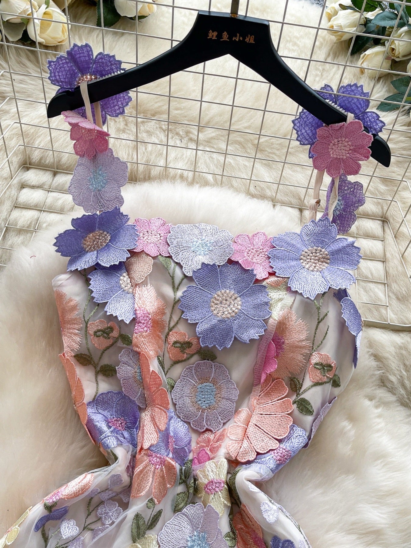 Floral Tie Waist Mini Dress