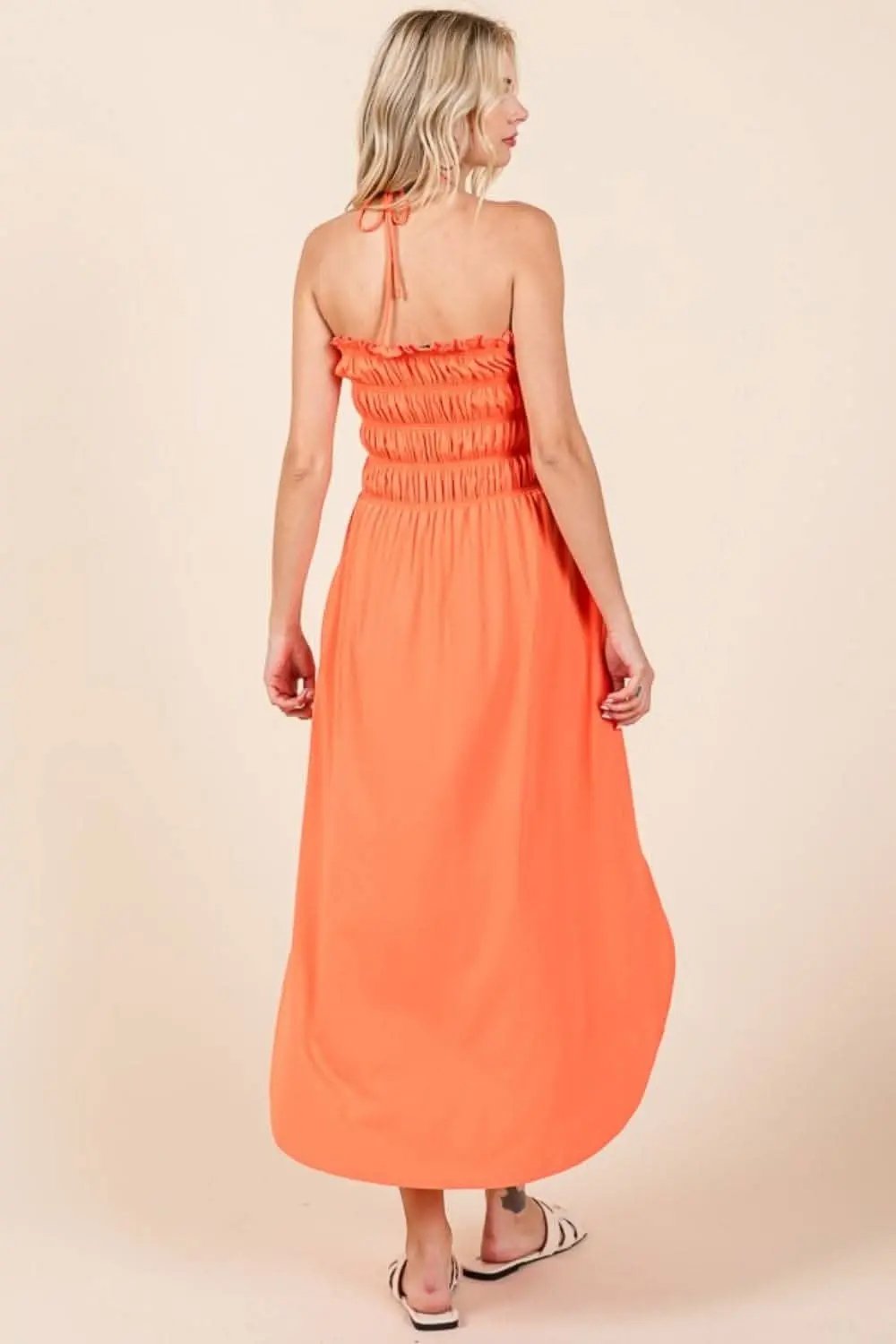 Dresses Trendsi Culture Code shirred dress with pockets
