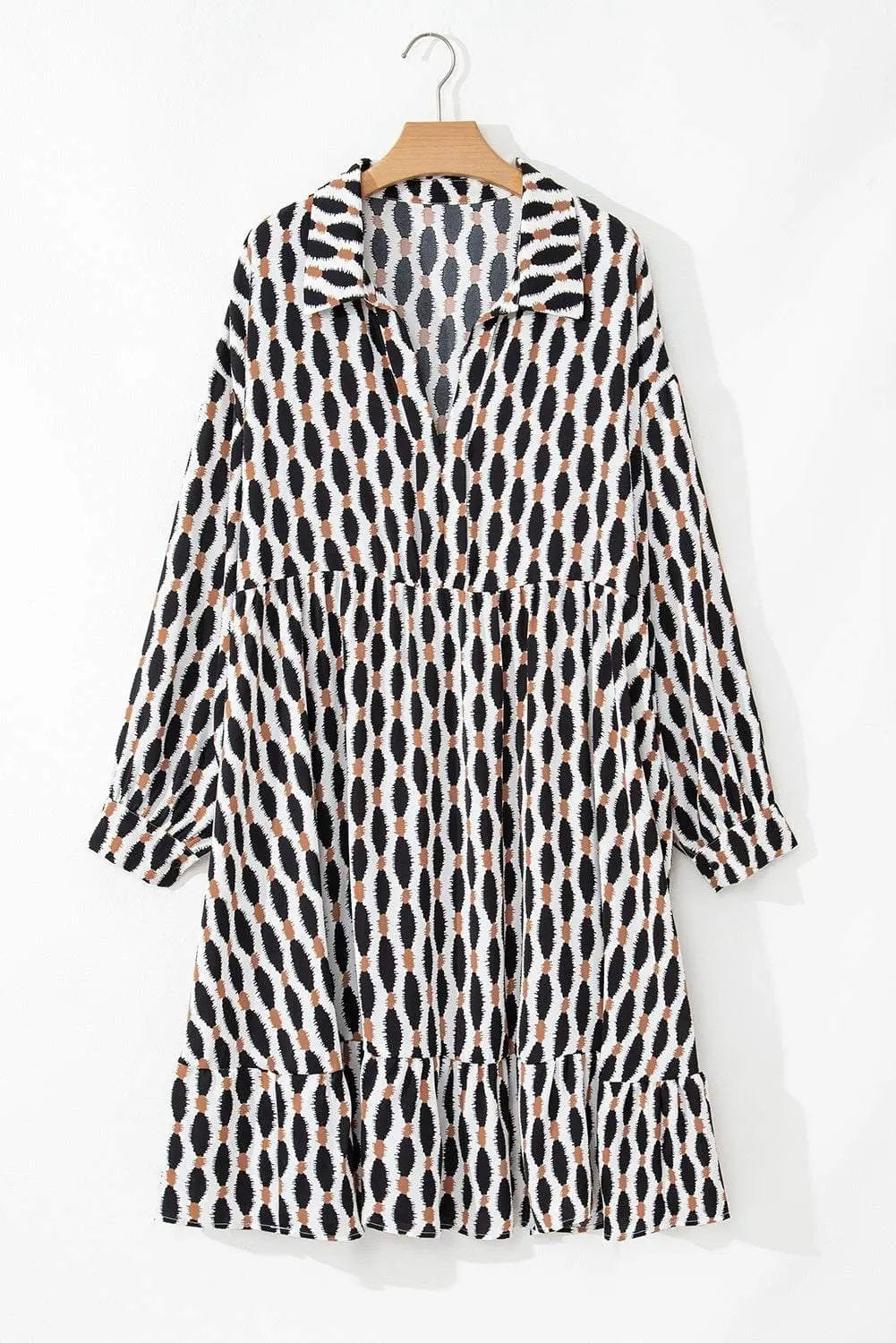 Dresses Apricot Plus Size V-Neck Mini Dress by Love Salve