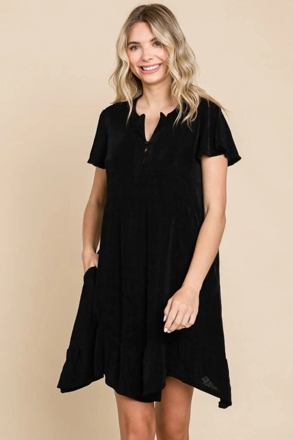 Dresses Trendsi Culture Code notched dress - chic style