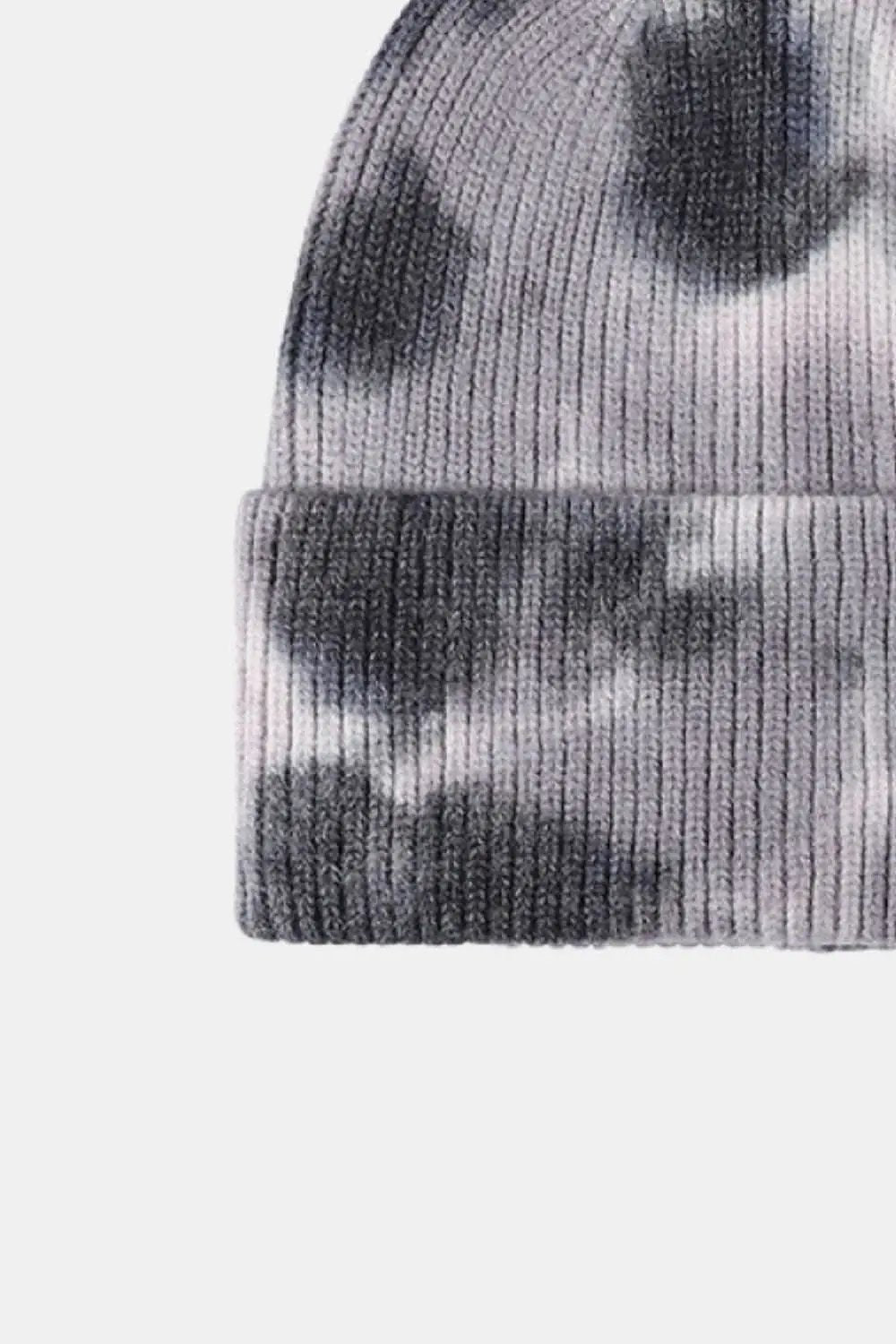 Trendsi Tie-Dye Knit Beanie Hat - Colorful Unisex Winter