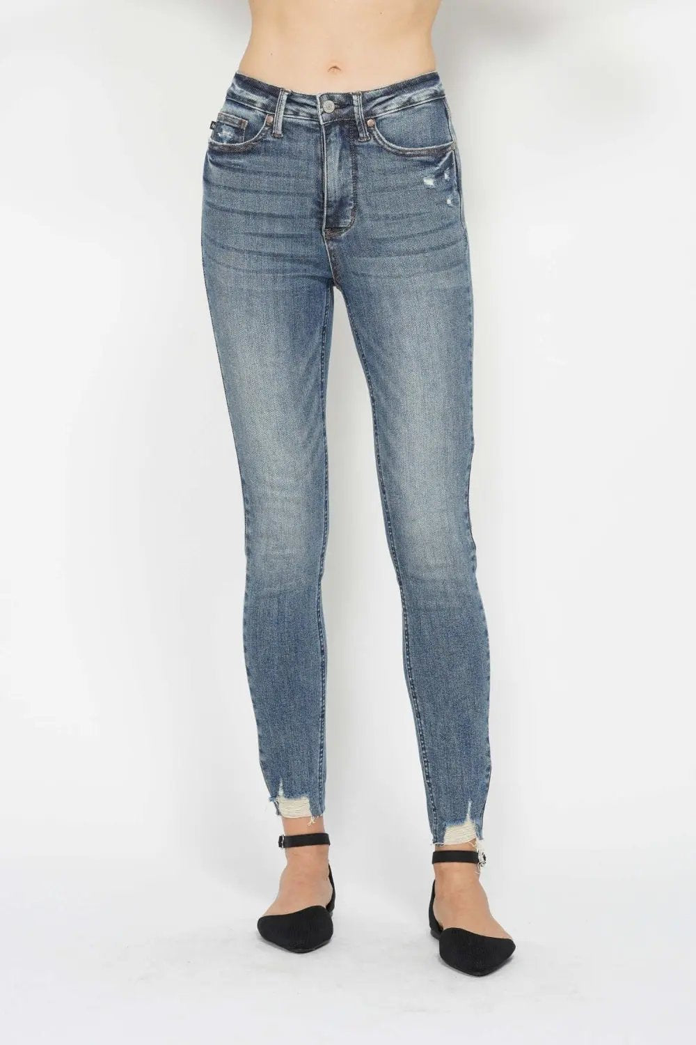 Shoes Trendsi Judy Blue Jeans Women's Full Size Tummy Control Vintage Wash Skinny Jeans