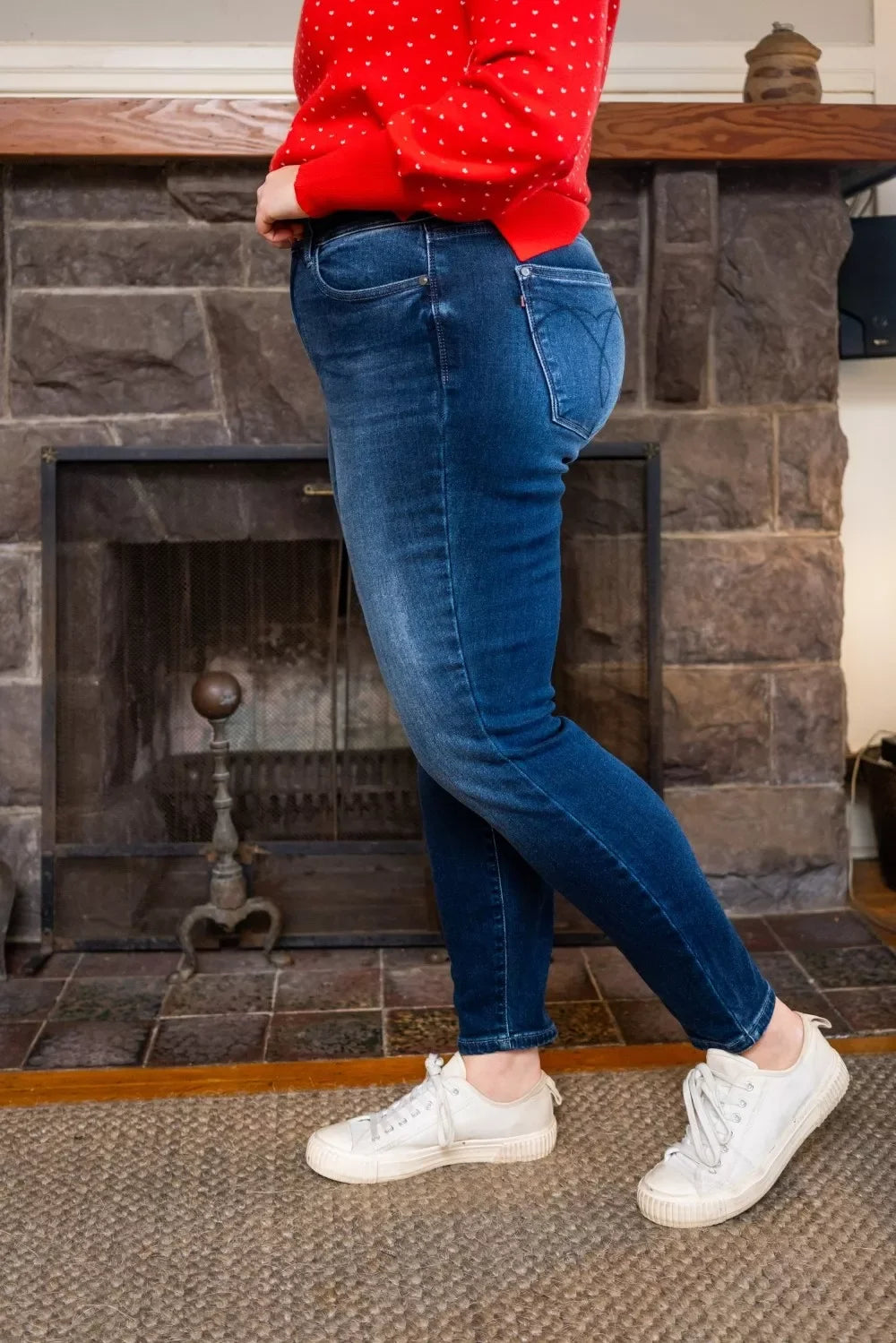 Judy Blue Full Size Washed Thermal Skinny Jeans