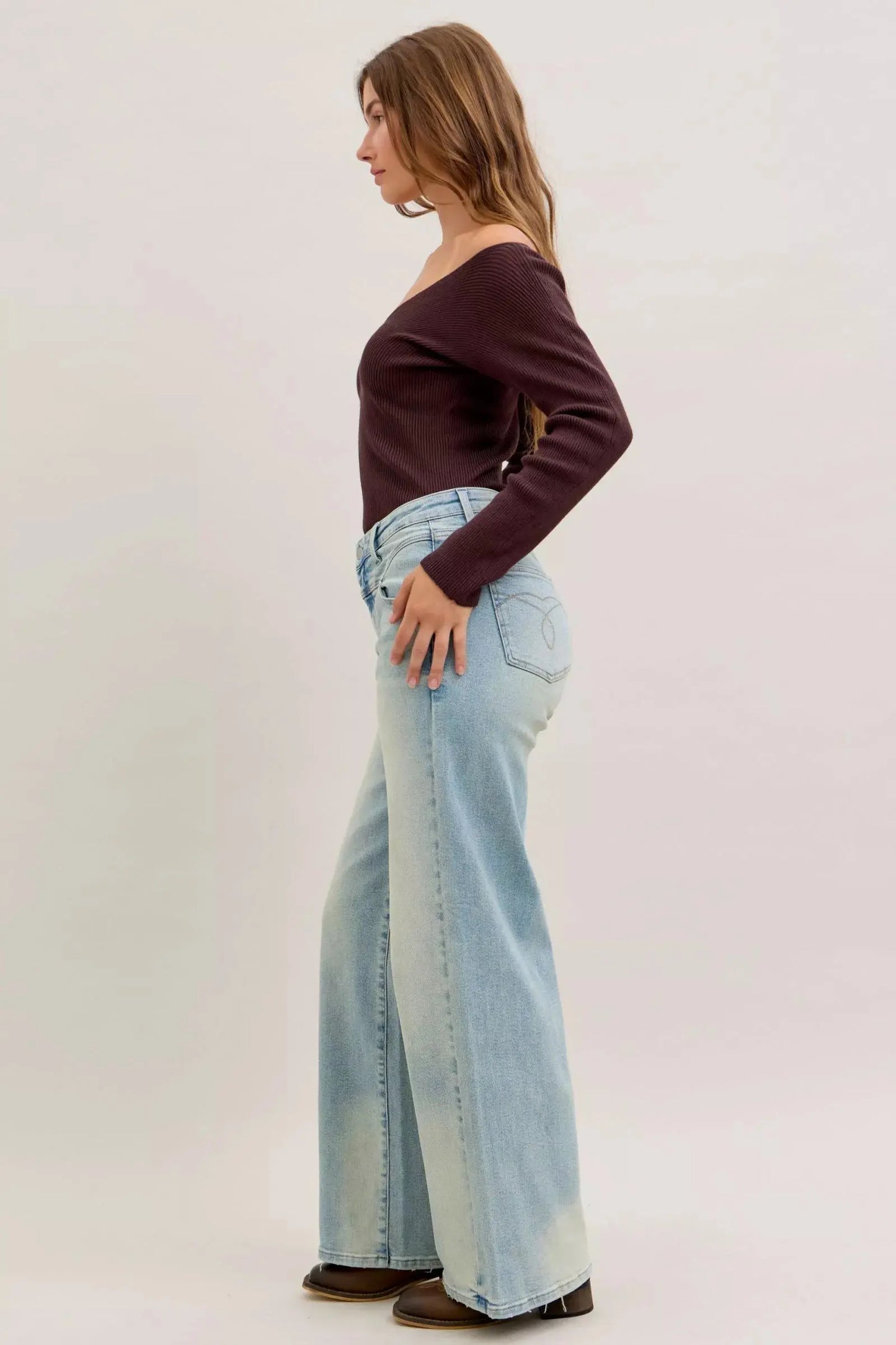 Judy Blue Jeans - High Waist Column Straight Jeans