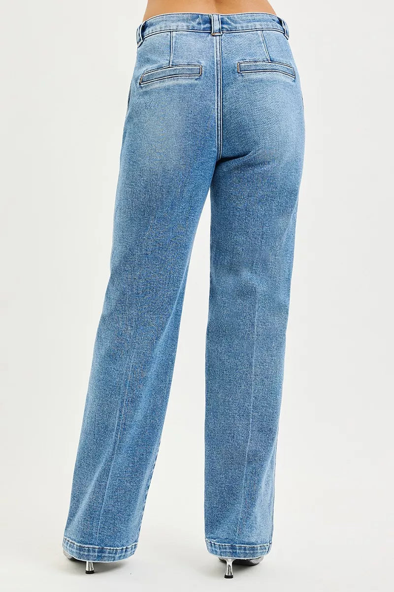 RISEN Jeans - Slouchy Straight Jeans