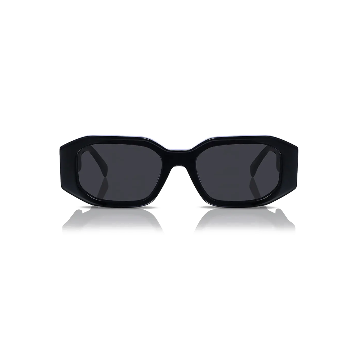 Caroline 51mm Rectangle Sunglasses | Black