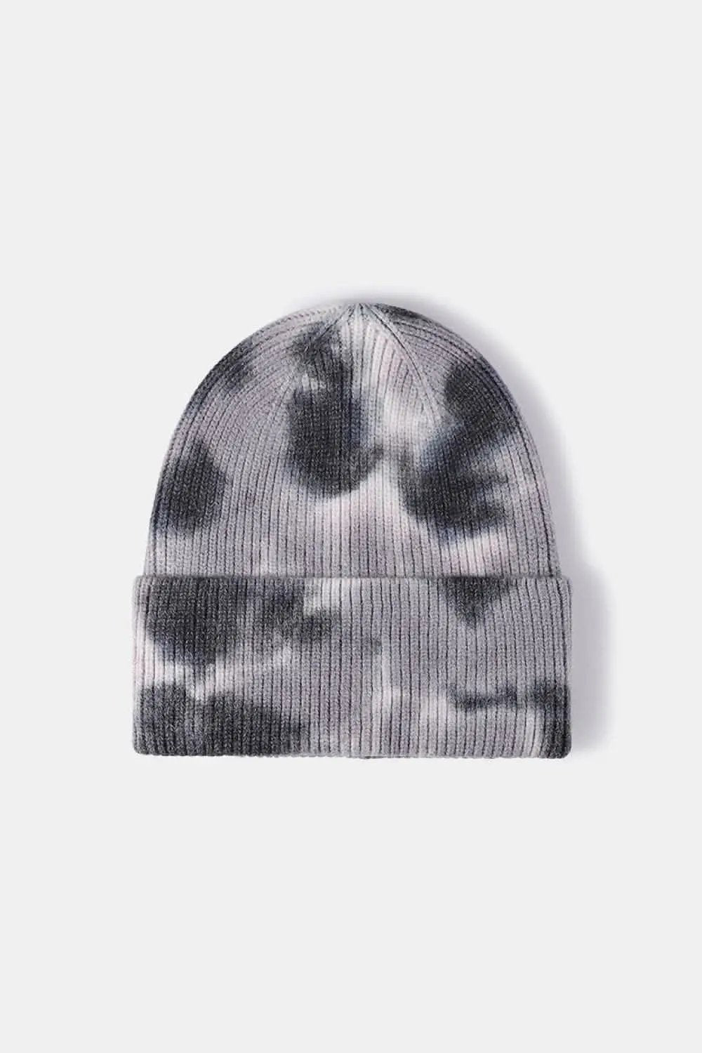 Trendsi Tie-Dye Knit Beanie Hat - Colorful Unisex Winter