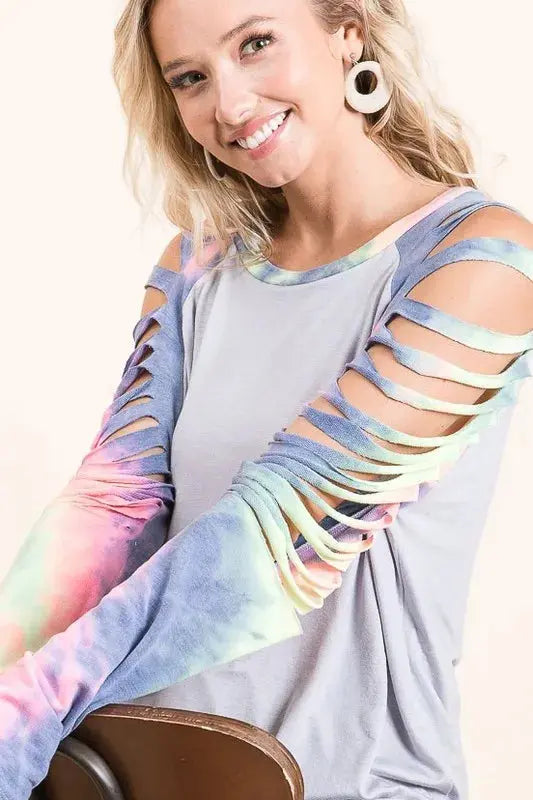 T-Shirts Women's Tee - Tie Dye Jersey Knit - Soft & Stylish