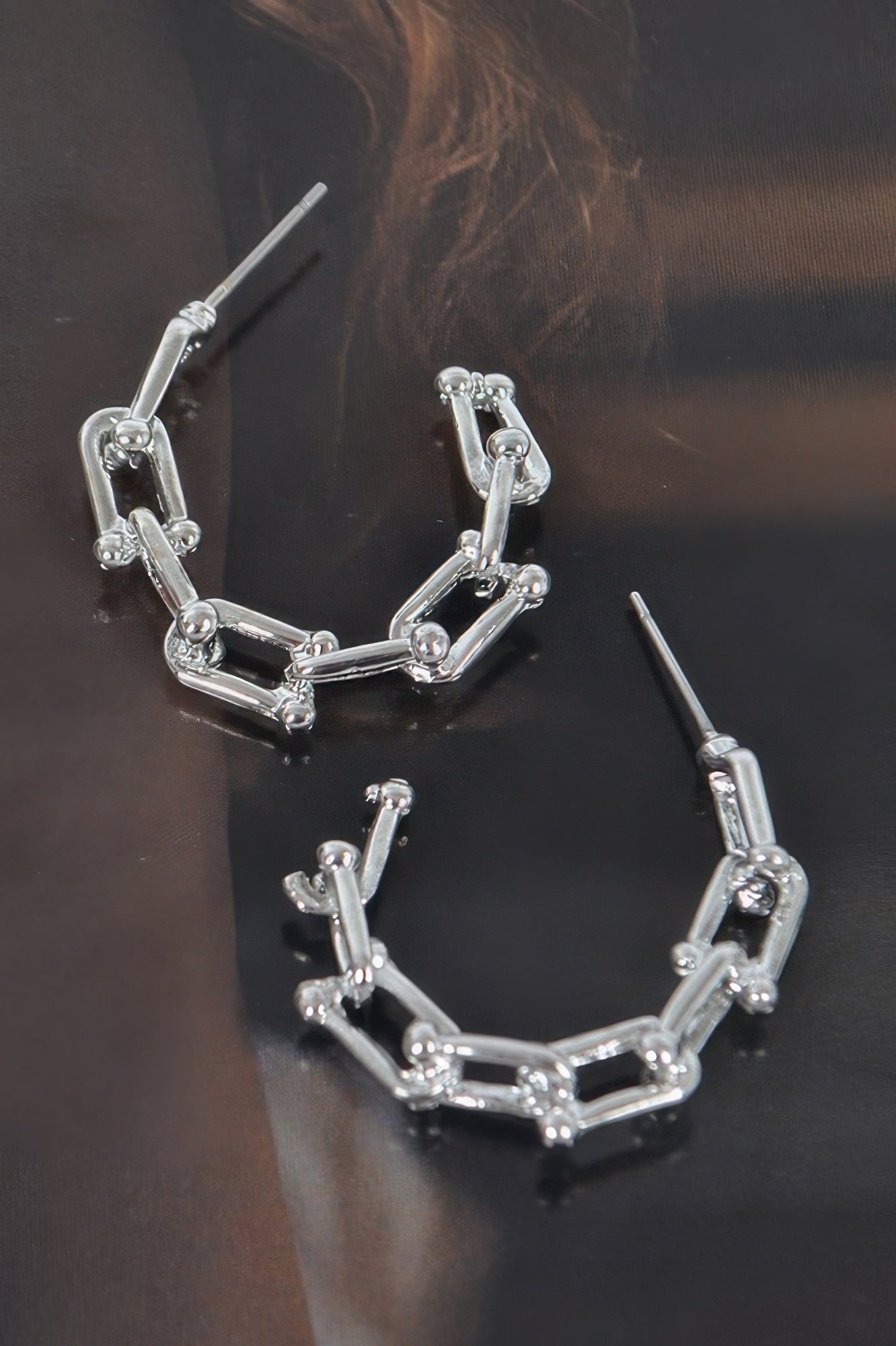 Chain Hoop Earrings
