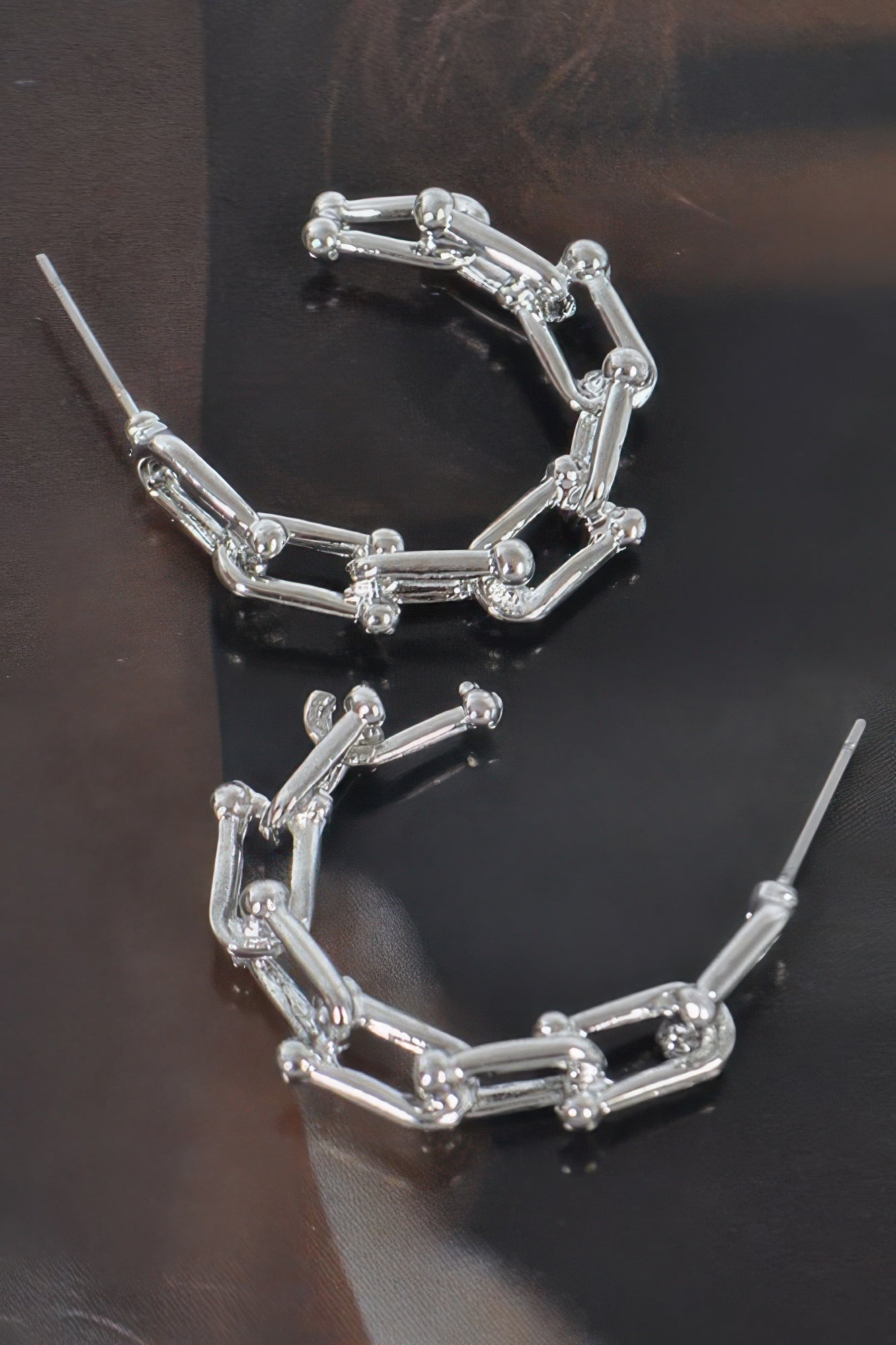 Chain Hoop Earrings