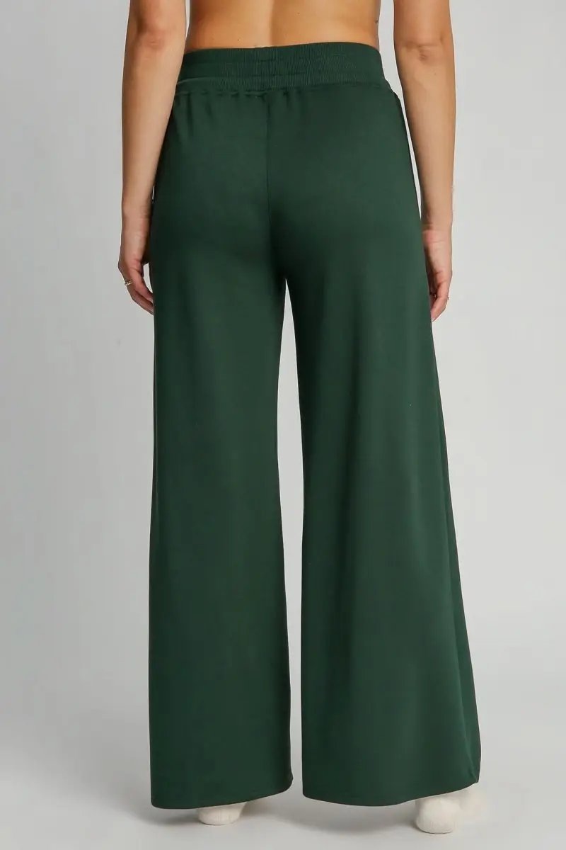 Trendsi Drawstring Wide Leg Pants Women's Casual Trousers with Pockets, Opaque