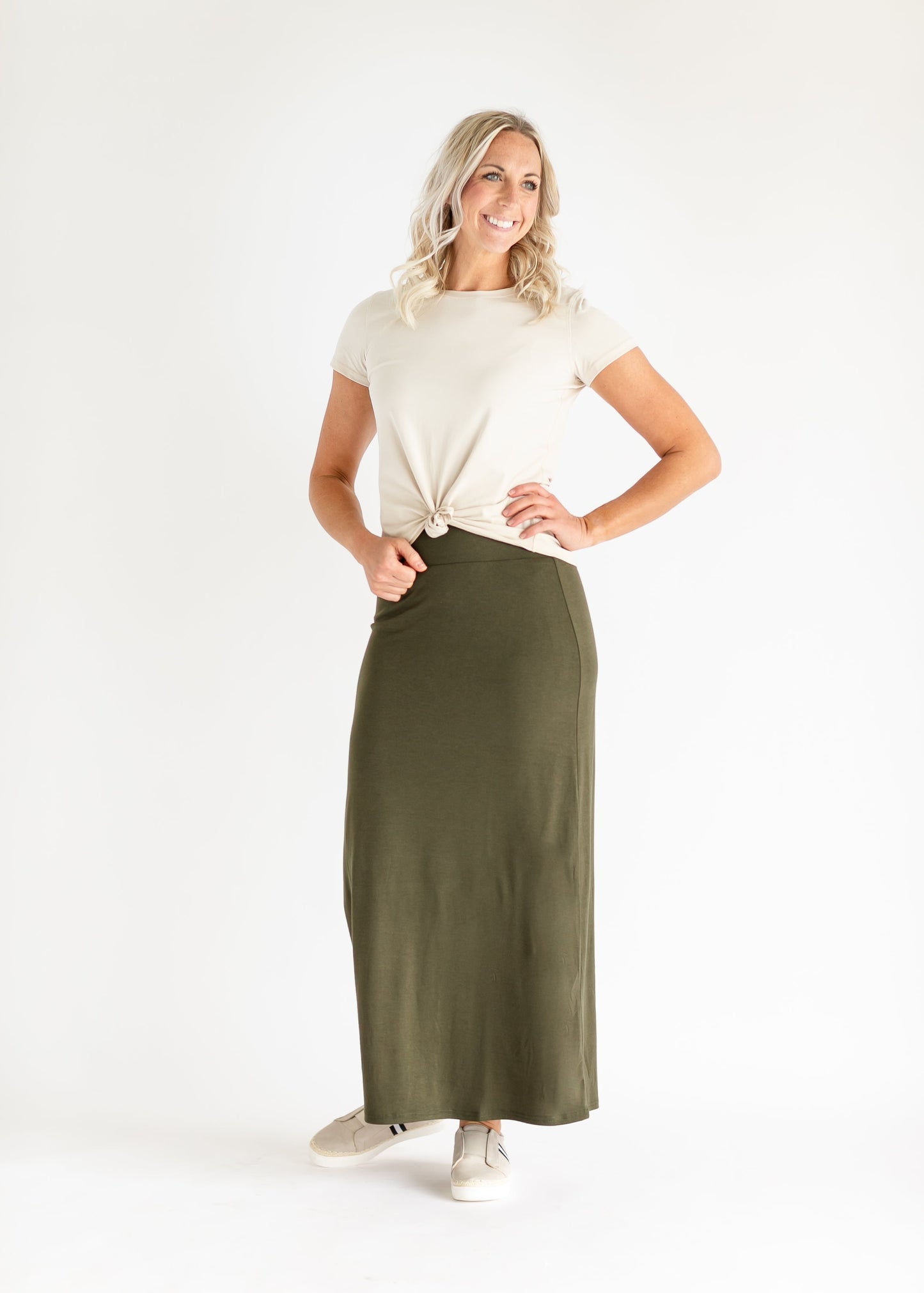 Clarise Premium Knit Maxi Skirt
