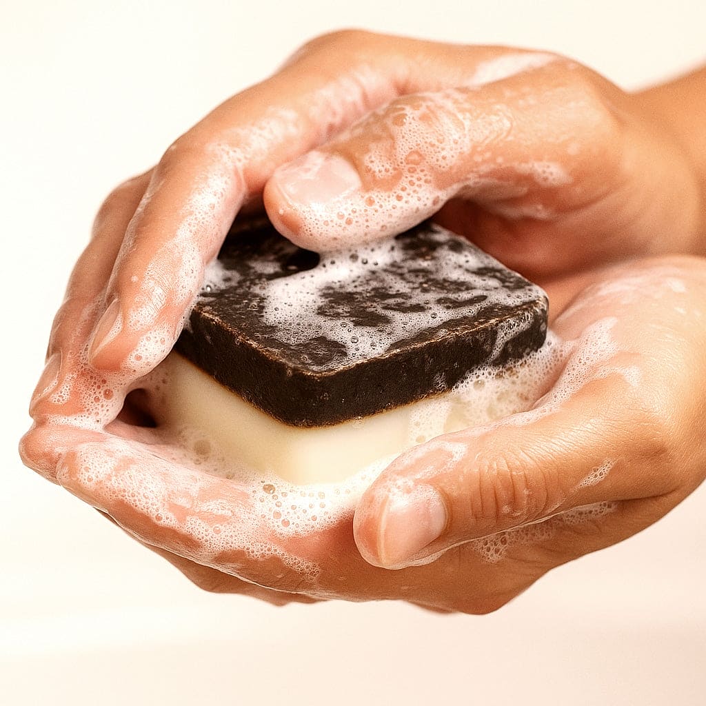 Lavender Coffee Soap — 2-in-1 Exfoliating Bar