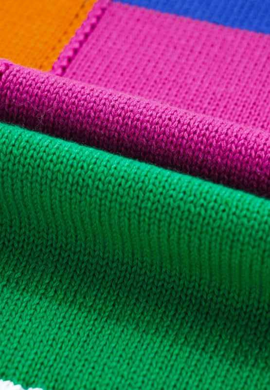 Trendsi Color Block Long Sleeve Sweater | Knit