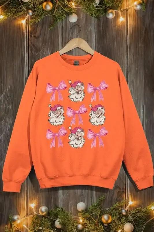 Pink Christmas Fleece Sweatshirt | Color Bear