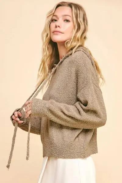 Sweaters Trendsi Drop Shoulder Sweater Women's Loungewear Knit Top: Cozy & Comfy