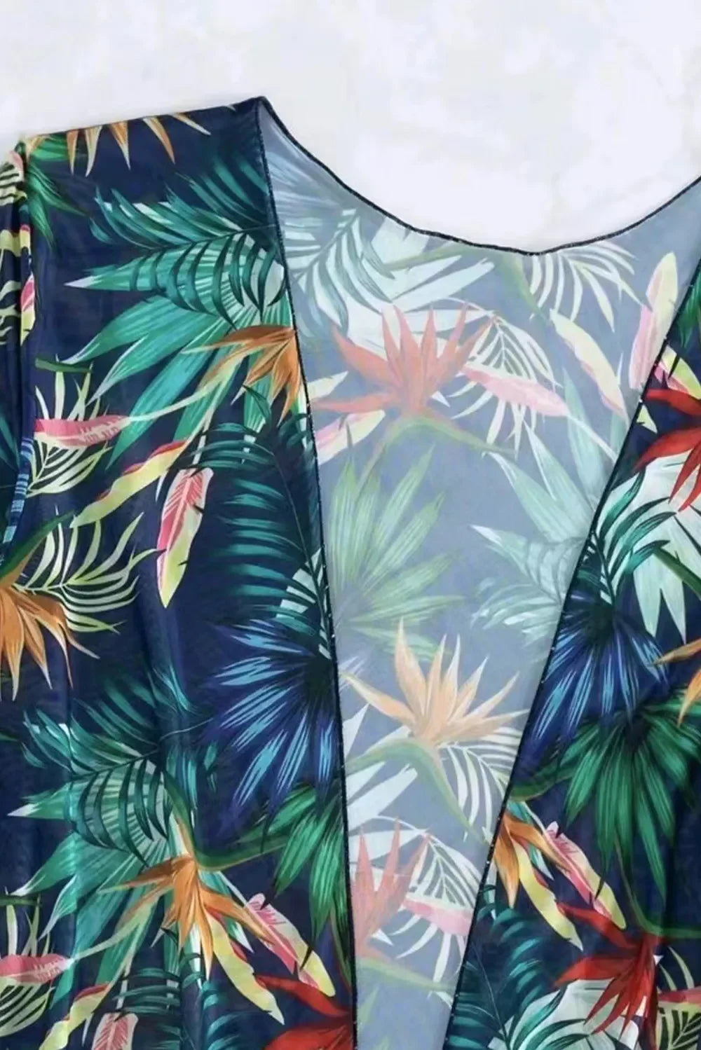 Printed Halter Neck Three Piece Swim Set