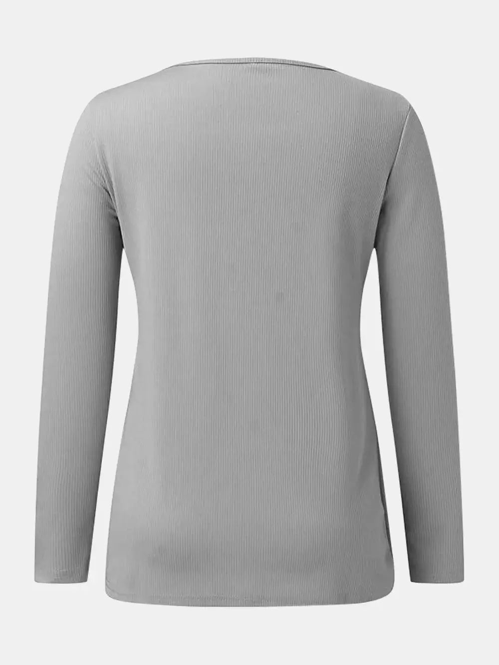 Full Size Scoop Neck Long Sleeve T Shirt