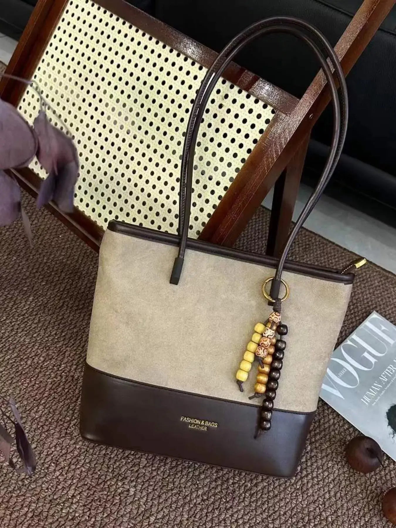 Color Block Shoulder Bag