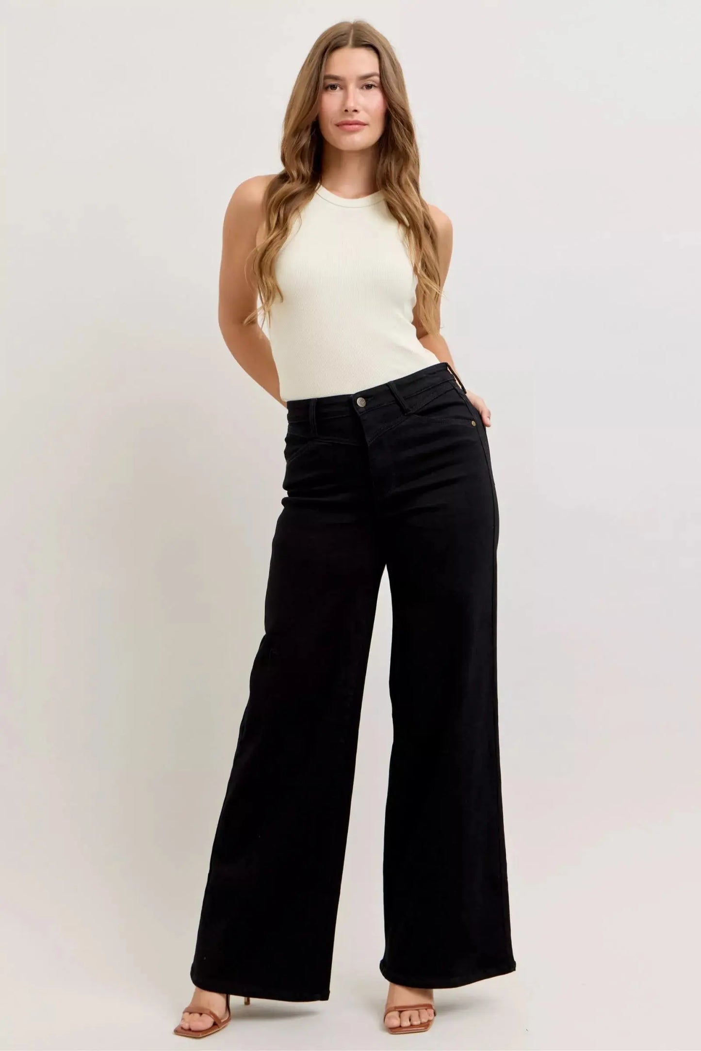 Judy Blue Jeans - High-Waisted Wide Leg Jeans
