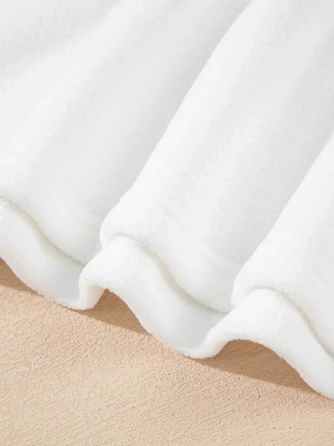 Cozy Cream Exposed Seam Knit Pocket Pullover Sweatshirt