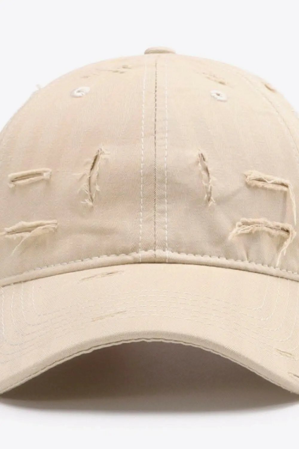 Trendsi Distressed Baseball Cap Adjustable Cotton — Vintage Style