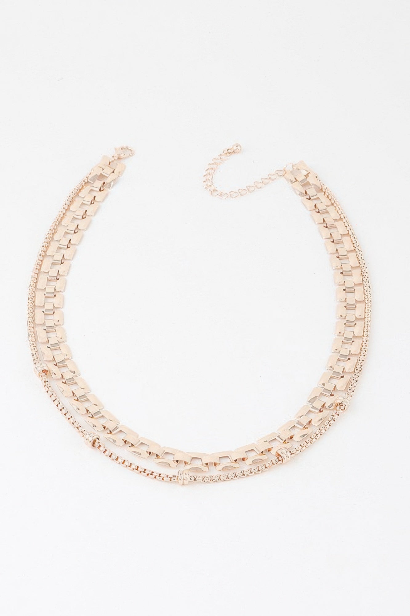 Double Box Chain Necklace
