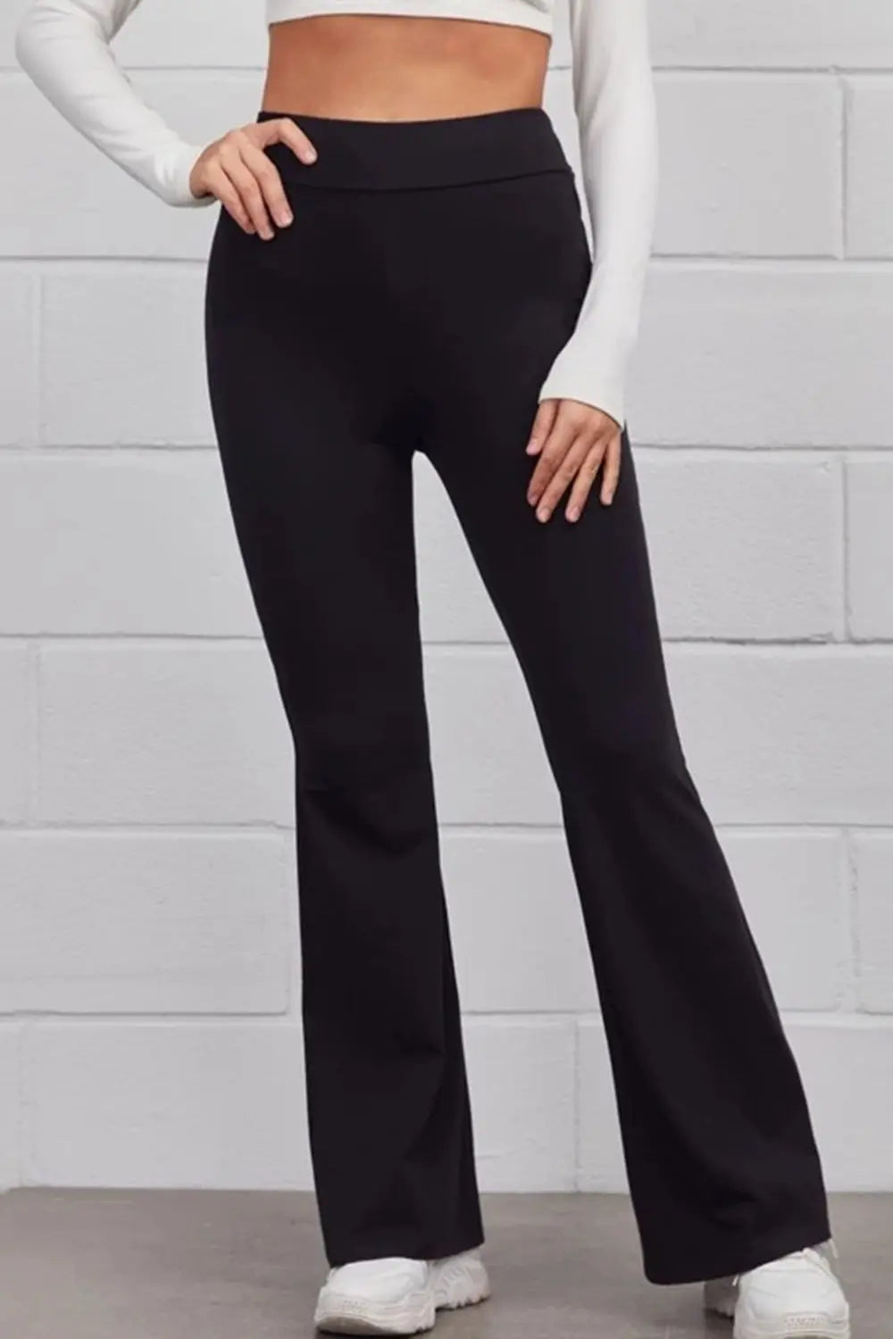 Pull On Flare Leg Pants