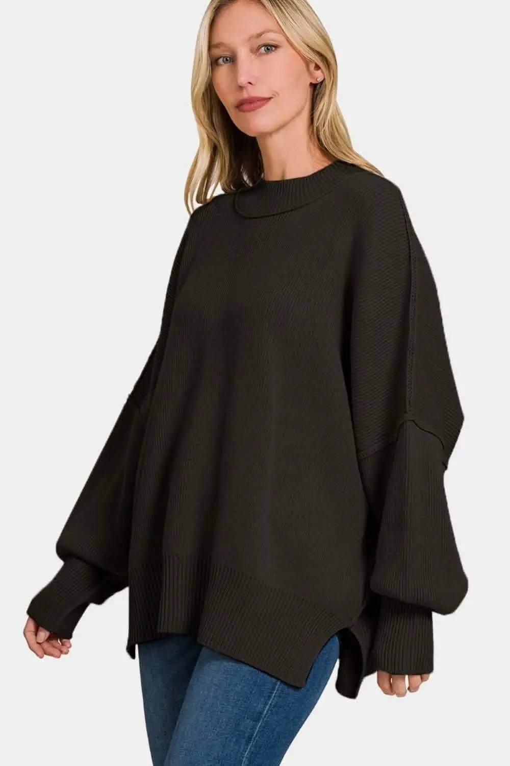 Trendsi Oversized Cozy Sweater — Soft Knit for Fall