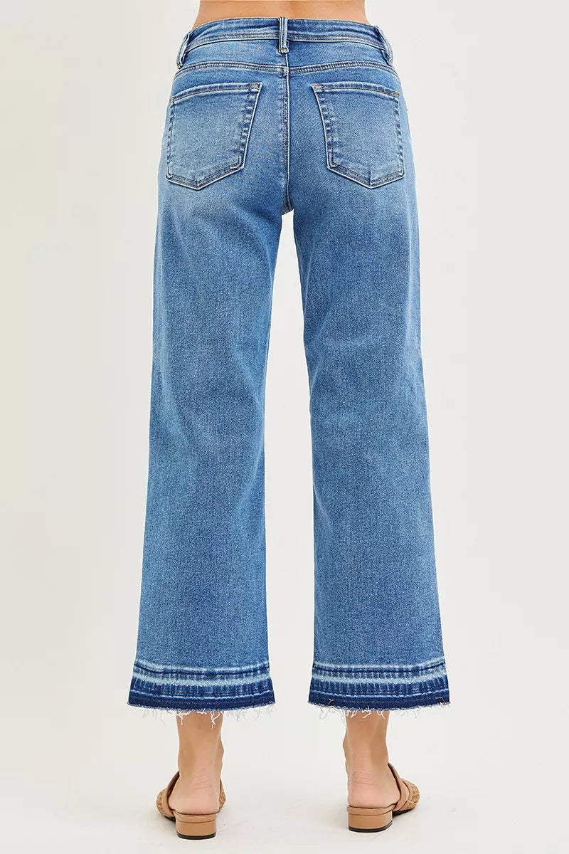 RISEN Jeans - Full Size Slouchy Cropped  Boyfriend Jeans