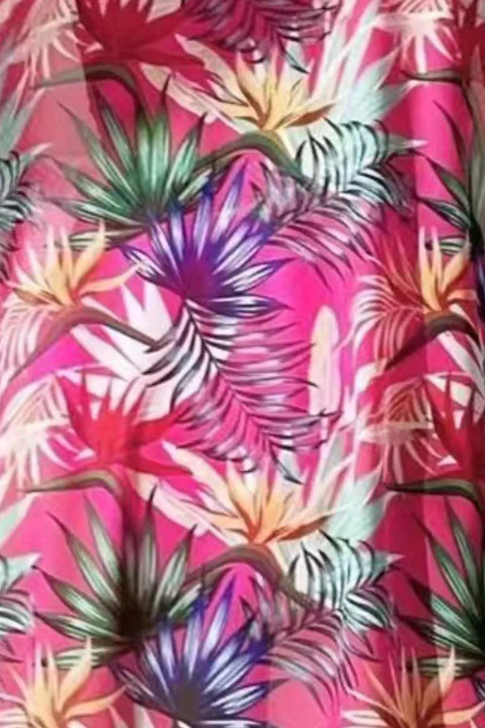 Printed Halter Neck Three Piece Swim Set