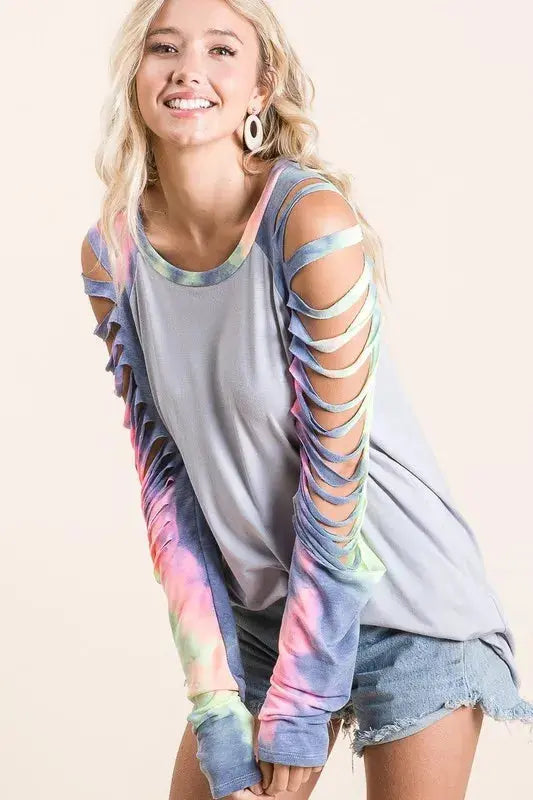 T-Shirts Women's Tee - Tie Dye Jersey Knit - Soft & Stylish