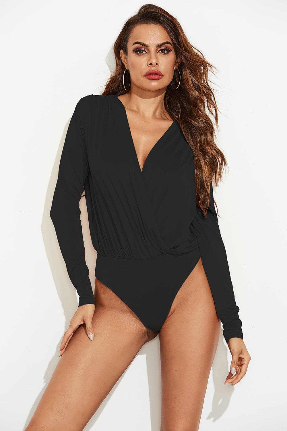 Bodysuits Trendsi Chic long sleeve bodysuit - stretchy & stylish