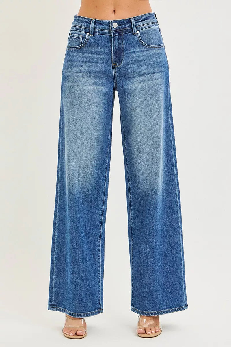 RISEN Jeans - Slouchy Baggy Jeans with Pockets