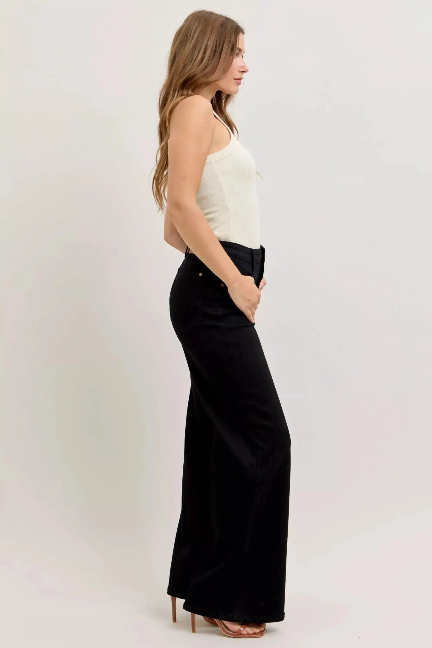 Judy Blue Jeans - High-Waisted Wide Leg Jeans