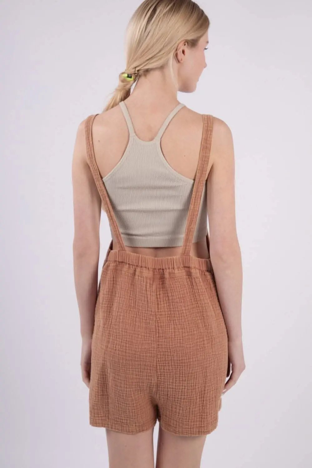 Accessories Trendsi Gauze Overalls Women's Casual Jumpsuit Pockets Lightweight