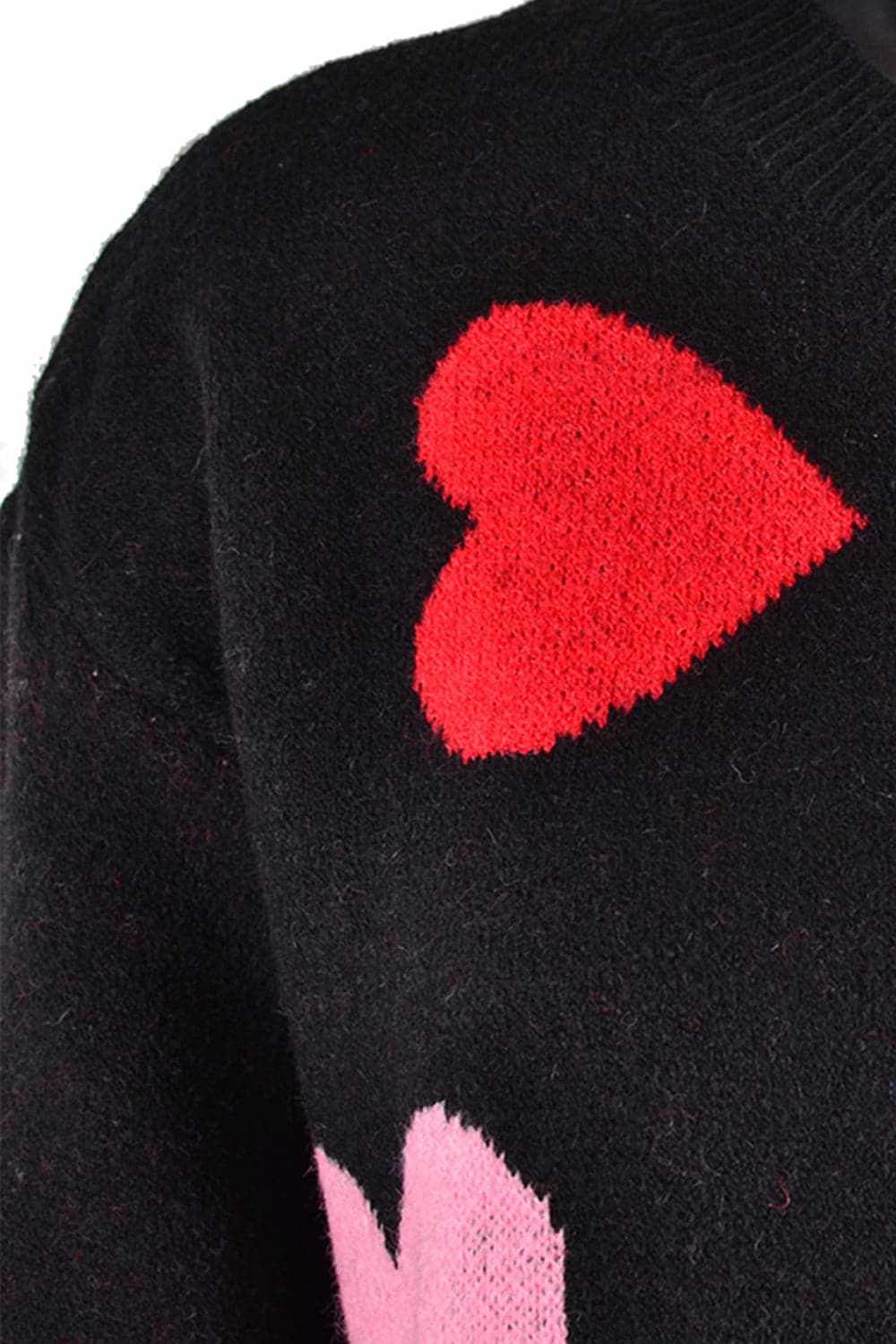 Trendsi Blush Pink Dropped Shoulder Sweater