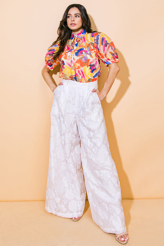 HEADING TO PARADISE WOVEN PANTS