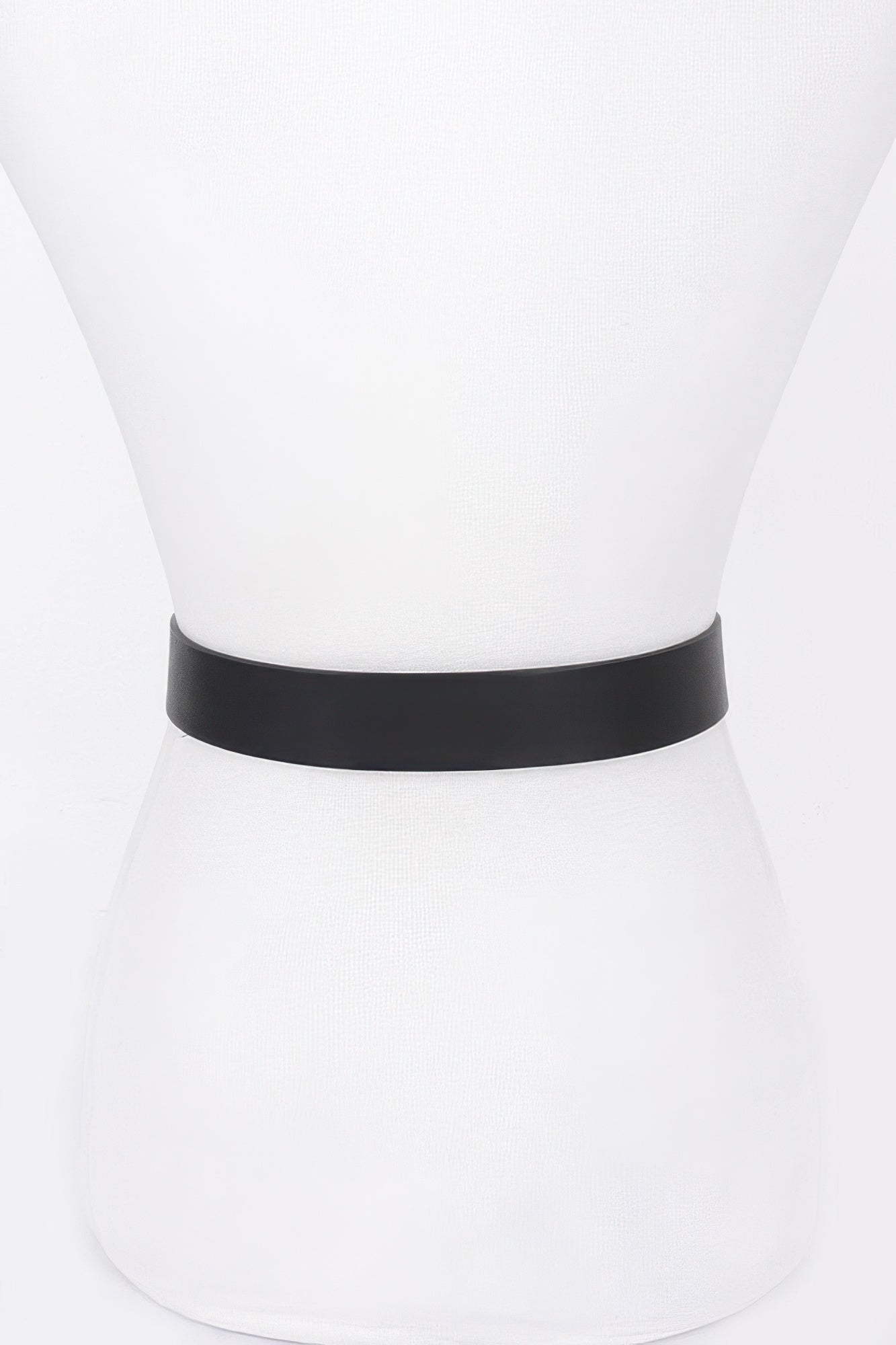 Faux Leather Metal Buckle Plus Belt