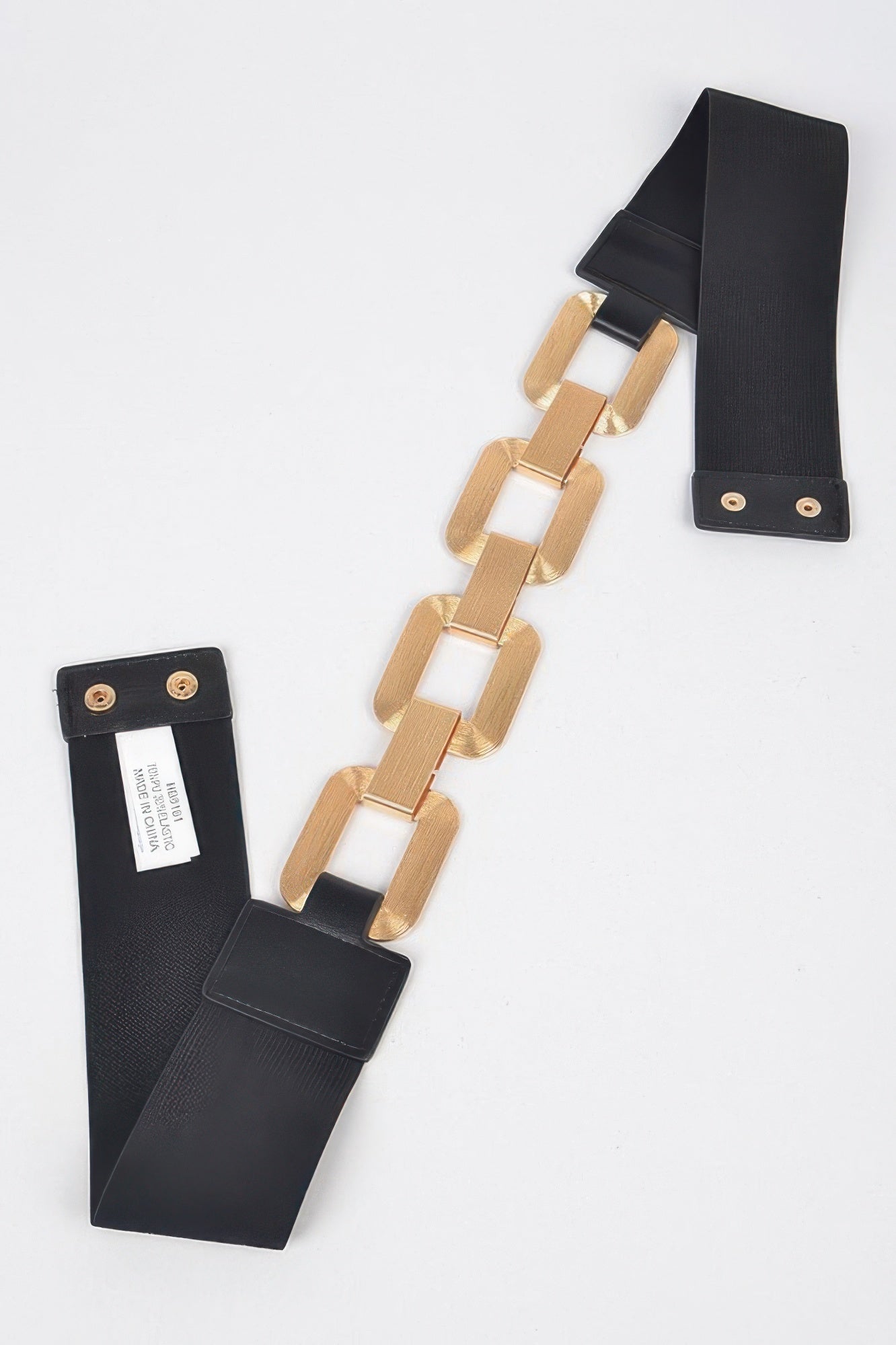 Faux Leather Multi Metal Buckle Plus Size Belt