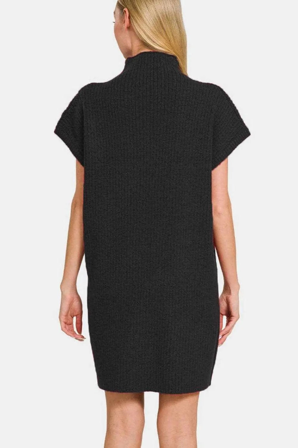 Women's Knit Sweater Dress - Soft & Comfy - Casual Mini