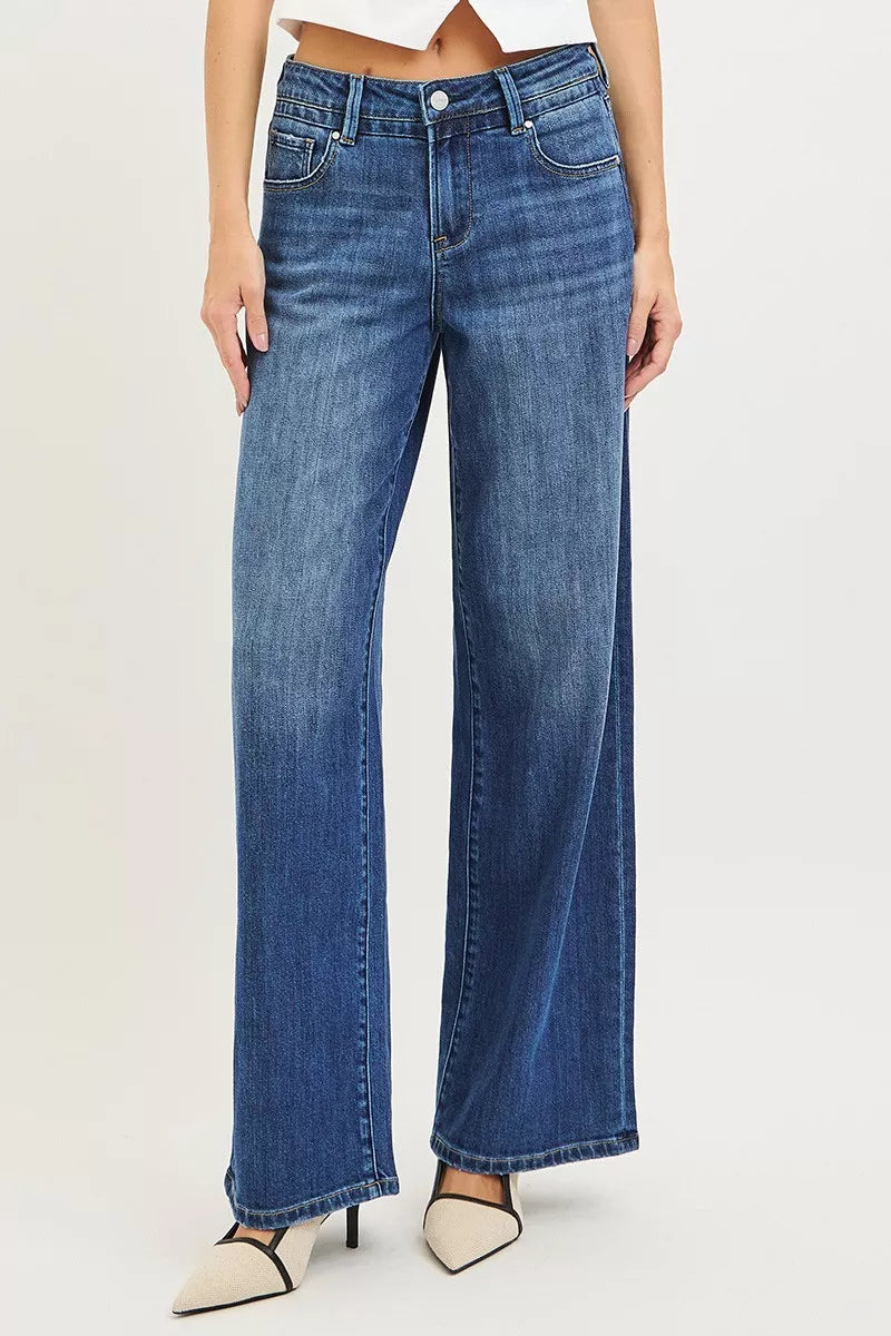 RISEN Jeans - Slouchy Baggy Jeans with Pockets