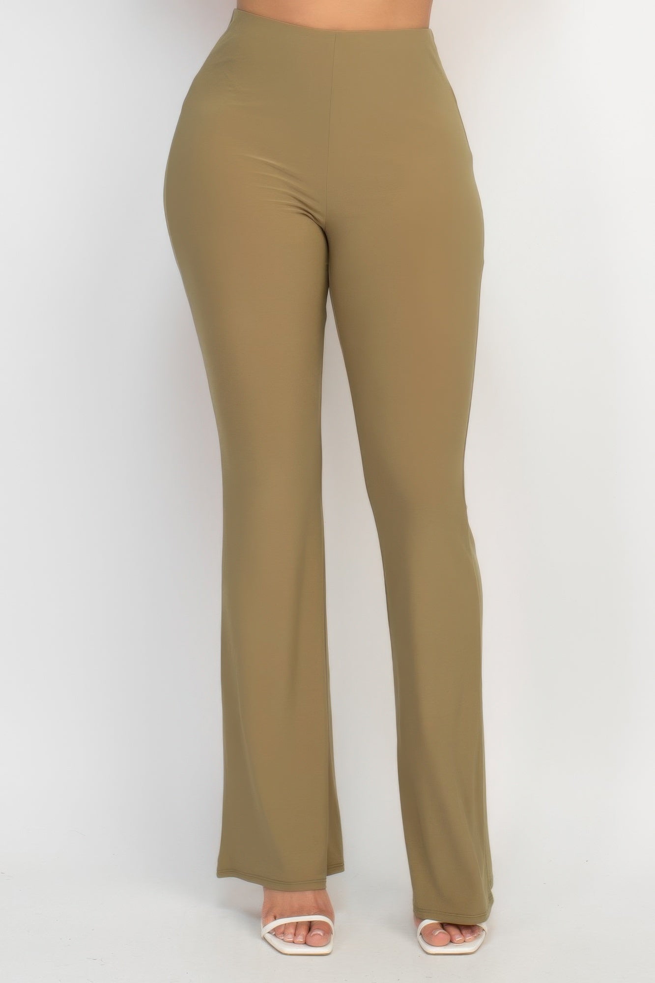 Size Small Fit And Flare Elastic Casual Pants