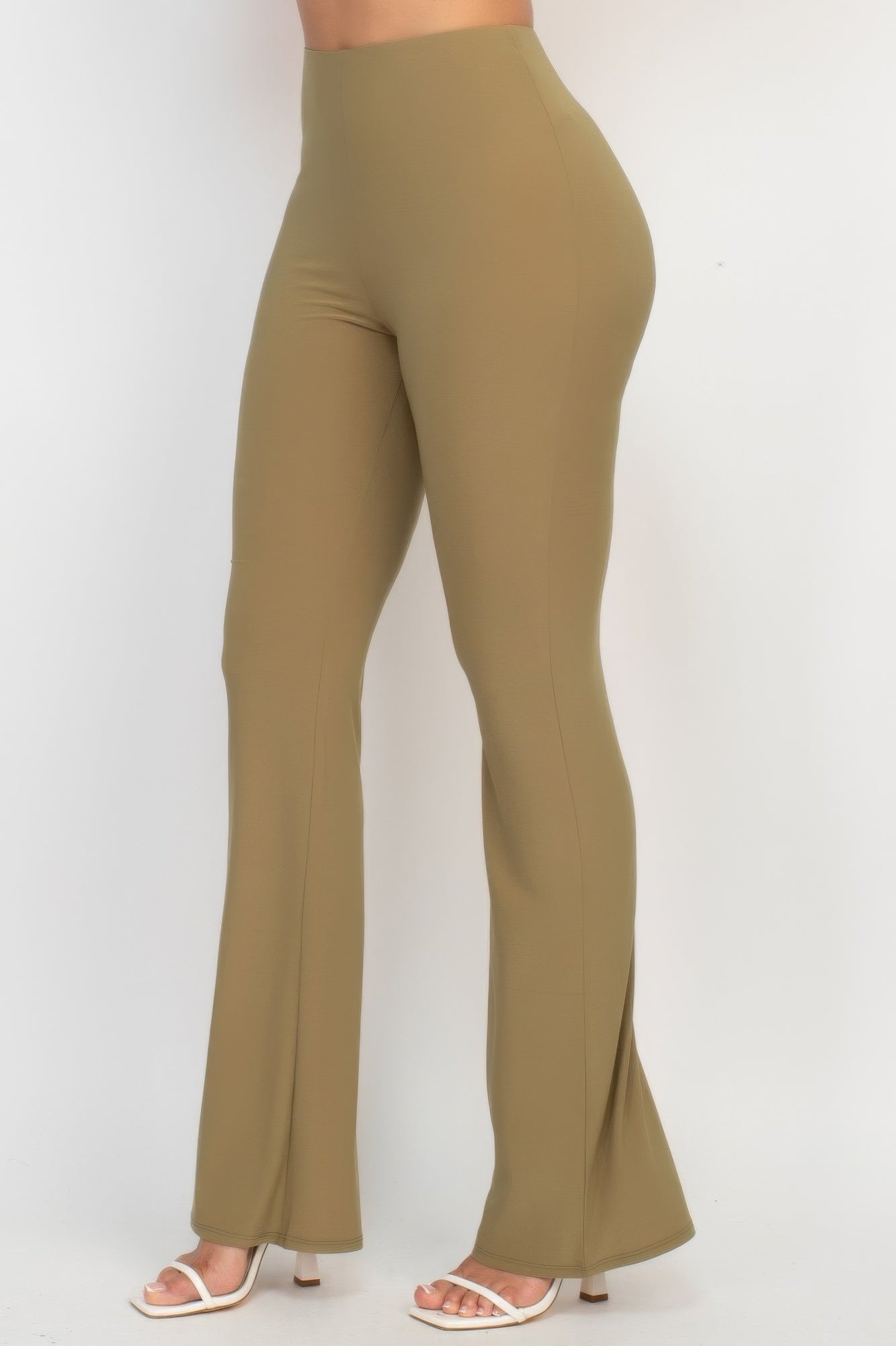 Size Small Fit And Flare Elastic Casual Pants