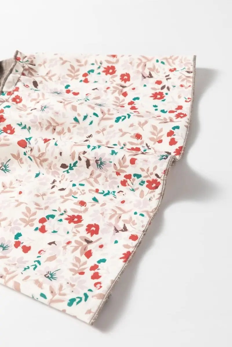 T-Shirts Trendsi Floral Half Button Women's Casual Long Sleeve T-Shirt - Soft & Stylish