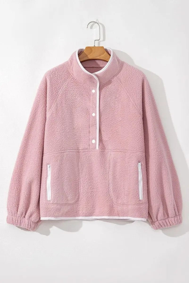 Women's Fuchsia Plush Sweatshirt | Love Salve Fleece